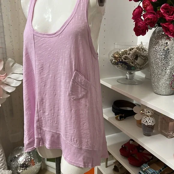 W by Wilt Lavender Racerback Sleeveless Top Small - Picture 4 of 10